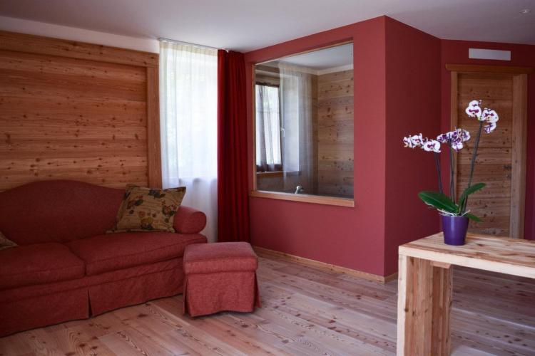 Salotto Suite Alpen Garten Hotel Margherita Rumo T