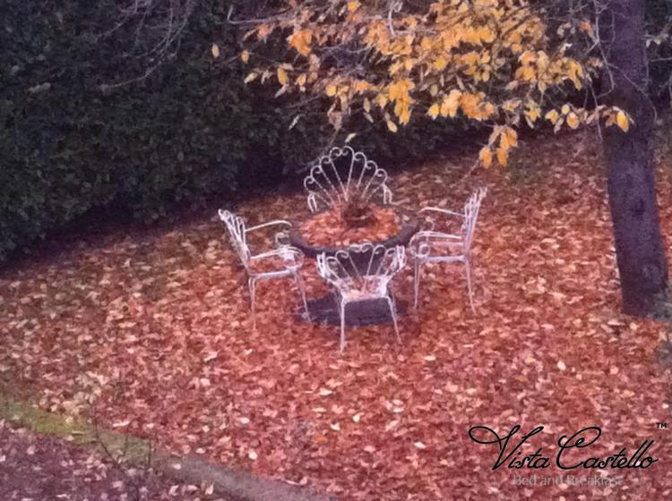 Giardino in autunno - B&B Vista Castello