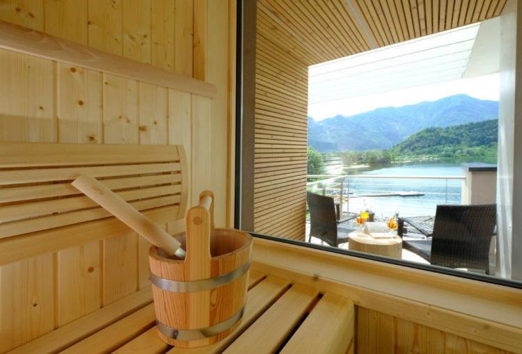 sauna family wellness suite