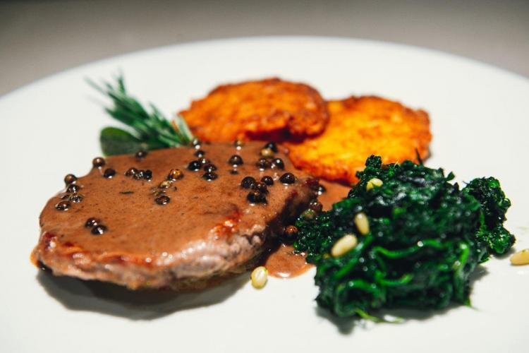 Filetto al pepe verde