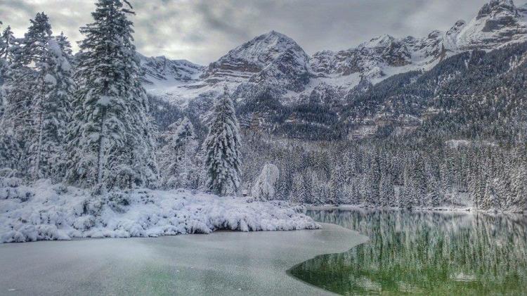 Lago di tovel - inverno