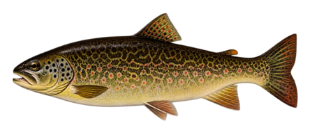 Brown and Marble Trout Hybrid
